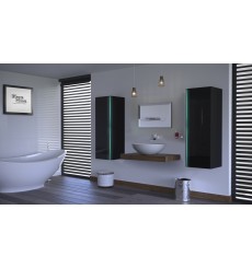 Conjunto de mueble de baño ALIUS 10 II negro