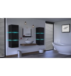 Conjunto de mueble de baño ALIUS 12 negro