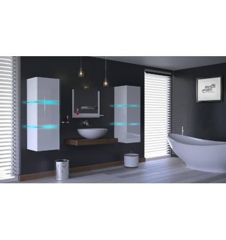 Conjunto de mueble de baño ALIUS 12 blanco