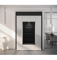 GF85 unità per corridoio, 157 x 35 x 224 cm, bianco lucido