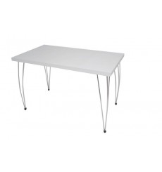 Table à manger NARPES 60x90 cm blanc