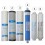 Osmoseur domestique 6 étapes de filtration RO6 75GPD + Jeu de cartouches (3 pièces)
