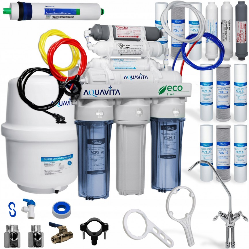 Osmoseur domestique 7 étapes de filtration RO7 AQUA VITA BIO + 3