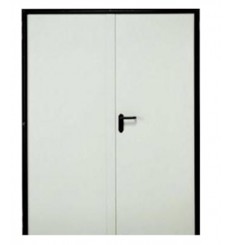 Porte double coupe-feu EI2 60 (RF 60) en plusieurs dimensions, blanc