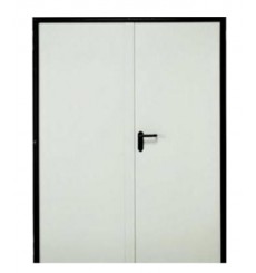 Porte double coupe-feu EI2 90 (RF 90) en plusieurs dimensions, blanc