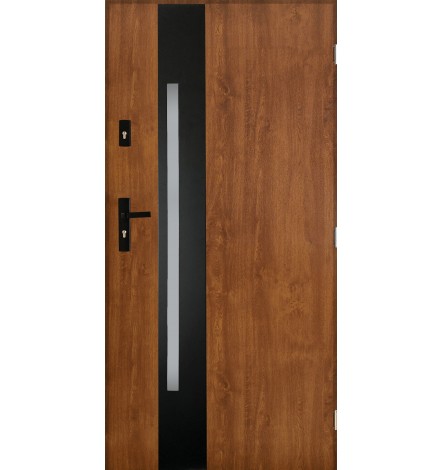 Porte d'entrée CANCUN 90 cm en acier inoxydable 