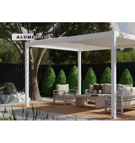 Pergola autoportante bioclimatique URANIE 300x300x250 cm