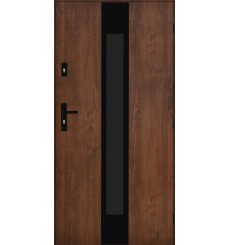 Porte d'entrée MARCEL 90 cm 72 mm en acier inoxydable en 3 couleurs