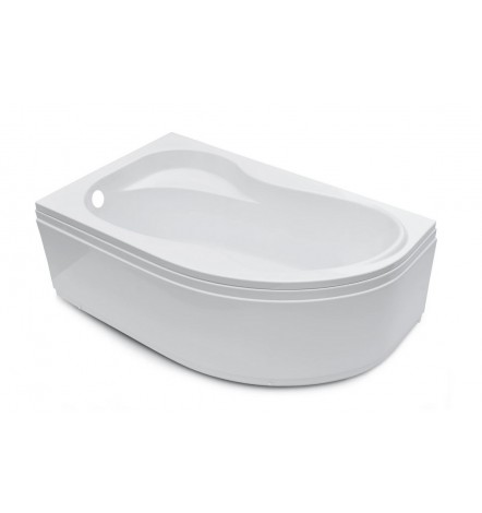 Baignoire d'angle gauche/droit Hugo avec tablier - 170x105 cm