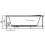 Banheira de hidromassagem de 2 lugares RAMONA 180x90x76 cm 24 jactos