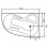 Banheira de hidromassagem de 2 lugares RAMONA 180x90x76 cm 24 jactos