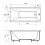 Banheira de hidromassagem de 2 lugares RAMONA 180x90x76 cm 24 jactos