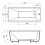 Banheira de hidromassagem de 2 lugares RAMONA 180x90x76 cm 24 jactos