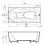 Banheira de hidromassagem de 2 lugares RAMONA 180x90x76 cm 24 jactos