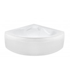 Baignoire d'angle Marine - Avec tablier - 130x130 cm
