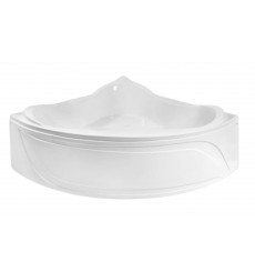Baignoire d'angle Ethan - avec tablier - 150x150 cm