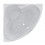 Baignoire d’angle avec tablier Sabrina 150x150x66cm