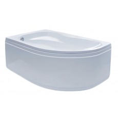 Baignoire asymétrique Carina avec tablier 150/160/170 x 105cm