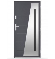 Puerta de entrada DIAGO 80 cm antracita