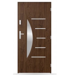 Porta d'ingresso singola DIAGO 80 cm antracite
