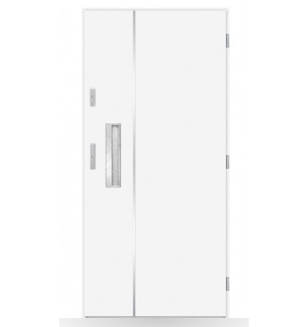 Porta de entrada individual DIAGO 80 cm antracite
