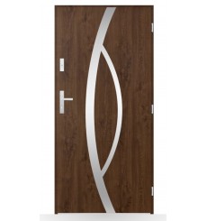 Porta d'ingresso singola DIAGO 80 cm antracite