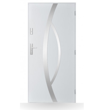 Porte d'entrée Hugues 80/90/100cm en acier