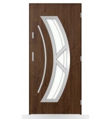 Porta d'ingresso singola DIAGO 80 cm antracite