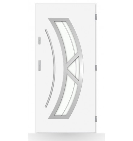 Porta d'ingresso singola DIAGO 80 cm antracite
