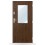 Porta d'ingresso singola DIAGO 80 cm antracite