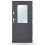 Porta d'ingresso singola DIAGO 80 cm antracite