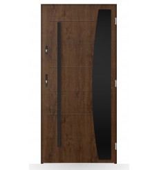 Porta d'ingresso singola DIAGO 80 cm antracite