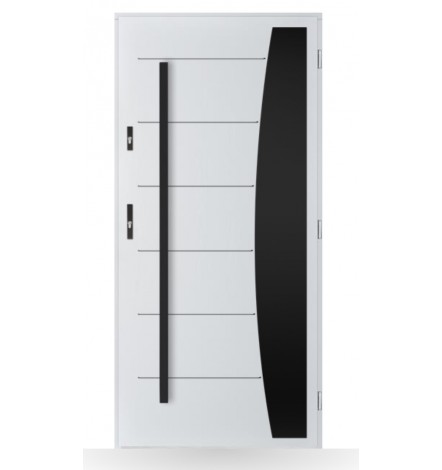 Puerta de entrada DIAGO 80 cm antracita