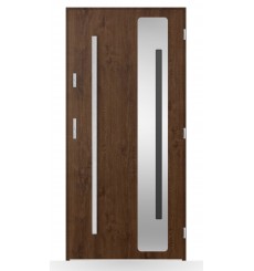 Porta d'ingresso singola DIAGO 80 cm antracite