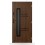 Porta d'ingresso singola DIAGO 80 cm antracite