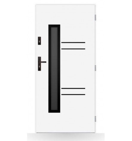 Puerta de entrada DIAGO 80 cm antracita