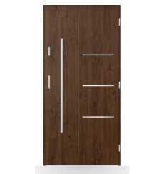 Porta d'ingresso singola DIAGO 80 cm antracite