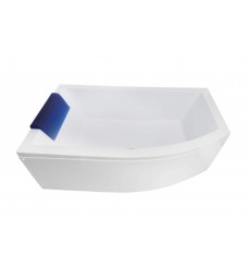 Baignoire d'angle droit Carla avec tablier - 170x100cm