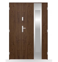 Porte d'entrée double BELIAR 80x40 cm anthracite