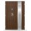 Porte d'entrée double BELIAR 80x40 cm anthracite