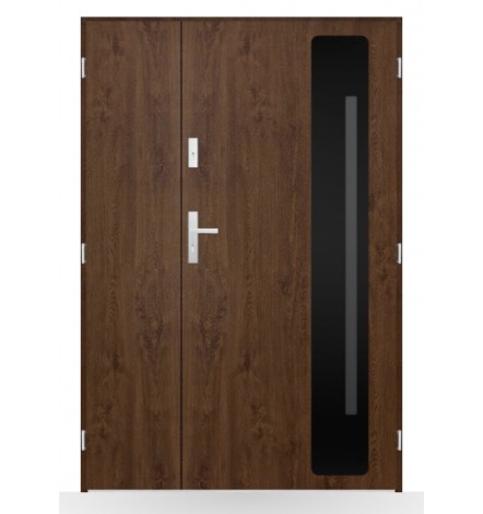 Porte d'entrée double Sixtine - 130/140/150x208cm