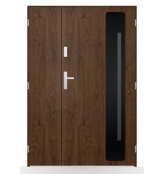 Porte d'entrée double BELIAR 80x40 cm anthracite