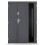 Porte d'entrée double BELIAR 80x40 cm anthracite