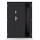 Porte d'entrée double BELIAR 80x40 cm anthracite