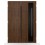 Porte d'entrée double BELIAR 80x40 cm anthracite