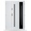 Porte d'entrée double BELIAR 80x40 cm anthracite