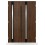 Porte d'entrée double BELIAR 80x40 cm anthracite
