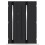 Porte d'entrée double BELIAR 80x40 cm anthracite