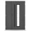 Porte d'entrée double BELIAR 80x40 cm anthracite