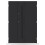 Porte d'entrée double BELIAR 80x40 cm anthracite